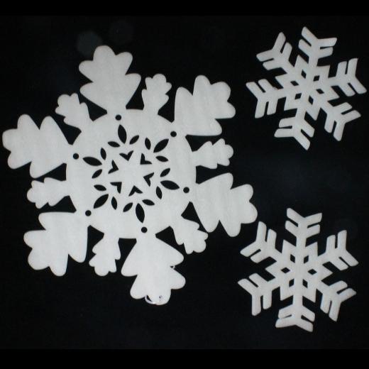 Alternate image of Hanging Snowflake Foam Decoration